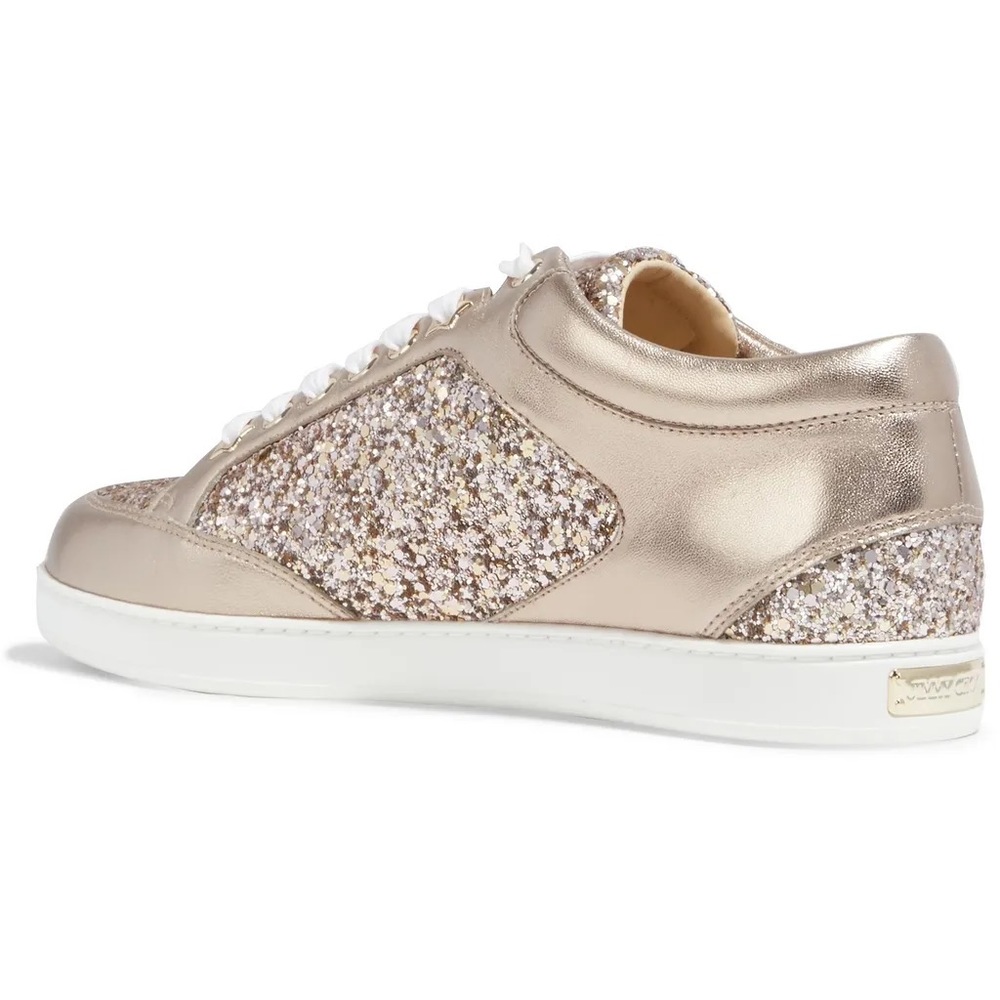 MAKE AN OFFER 🚨 Jimmy Choo Miami Sneakers Size 38.5 - Excellent Condition - Picture 8 of 9